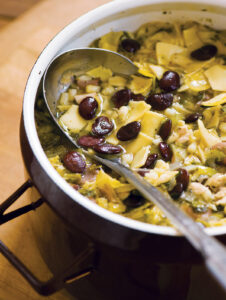 Pennsylvania Dutch Chicken Corn Soup with Bot Boi Noodles Image